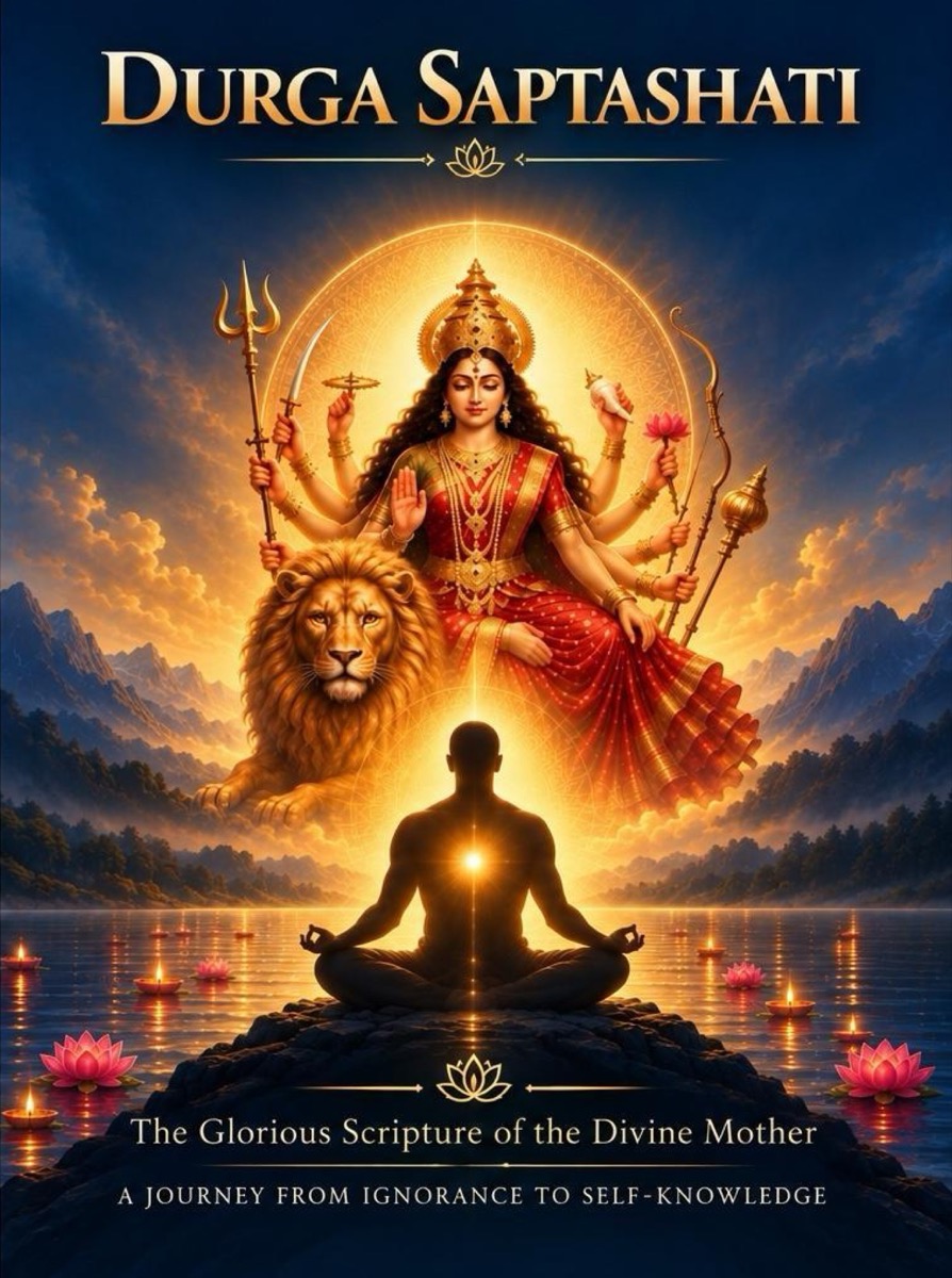 Durga Saptashati: The Glorious Scripture of the Divine Mother, English edition cover